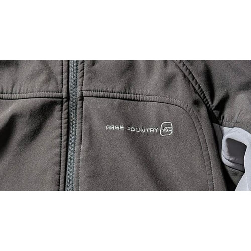 Free Country Women's Black Full Zip Hooded Jacket Size Medium Winter Ski Outdoor - Picture 3 of 5